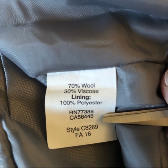 J. Crew Factory The Pencil Skirt Gray Wool Blend With Zipper Front - Picture 12 of 15